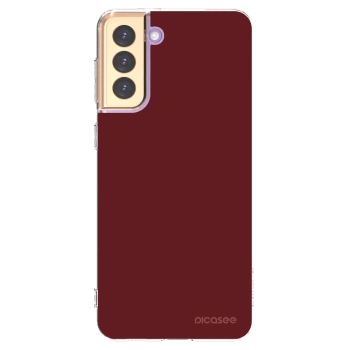 Picasee husă transparentă din silicon pentru Samsung Galaxy S21+ 5G G996F - Red Bliss