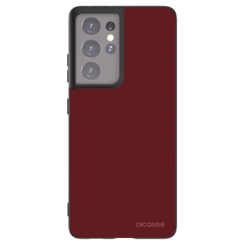 Picasee husă neagră din silicon pentru Samsung Galaxy S21 Ultra 5G G998B - Red Bliss