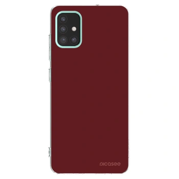 Picasee husă transparentă din silicon pentru Samsung Galaxy M31s - Red Bliss