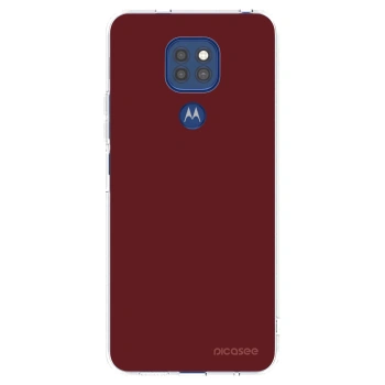 Picasee husă transparentă din silicon pentru Motorola Moto G9 Play - Red Bliss