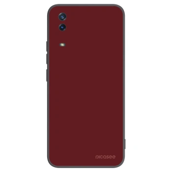 Picasee husă neagră din silicon pentru Vivo Y11s - Red Bliss