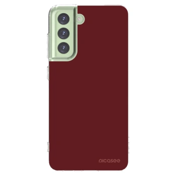 Picasee husă transparentă din silicon pentru Samsung Galaxy S21 FE 5G - Red Bliss
