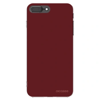 Picasee husă transparentă din silicon pentru Apple iPhone 8 Plus - Red Bliss