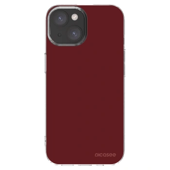Picasee husă transparentă din silicon pentru Apple iPhone 15 - Red Bliss