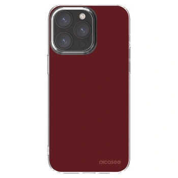 Picasee husă transparentă din silicon pentru Apple iPhone 15 Pro Max - Red Bliss