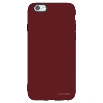 Picasee husă neagră din silicon pentru Apple iPhone 6/6S - Red Bliss