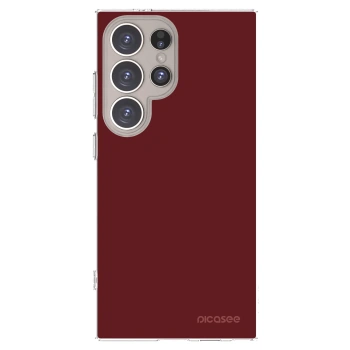 Picasee husă transparentă din silicon pentru Samsung Galaxy S24 Ultra S928B 5G - Red Bliss