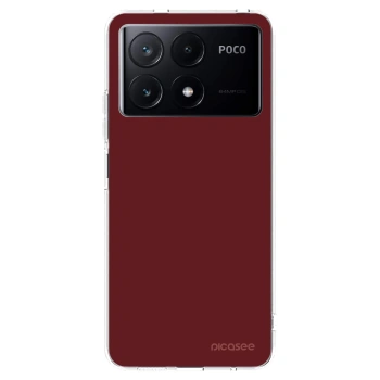 Picasee husă transparentă din silicon pentru Xiaomi Poco X6 Pro - Red Bliss