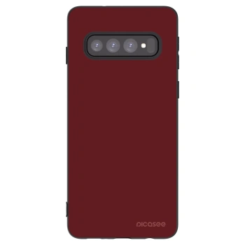 Picasee husă neagră din silicon pentru Samsung Galaxy S10 G973 - Red Bliss