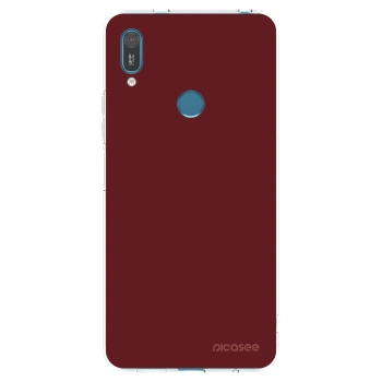 Picasee husă transparentă din silicon pentru Huawei Y7 2019 - Red Bliss