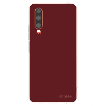 Picasee husă transparentă din silicon pentru Huawei P30 - Red Bliss
