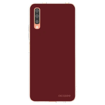 Picasee husă transparentă din silicon pentru Samsung Galaxy A70 A705F - Red Bliss