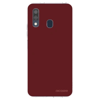 Picasee husă transparentă din silicon pentru Samsung Galaxy A40 A405F - Red Bliss
