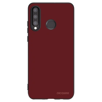 Picasee husă neagră din silicon pentru Huawei P30 Lite - Red Bliss