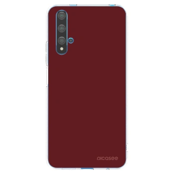 Picasee husă transparentă din silicon pentru Huawei Nova 5T - Red Bliss