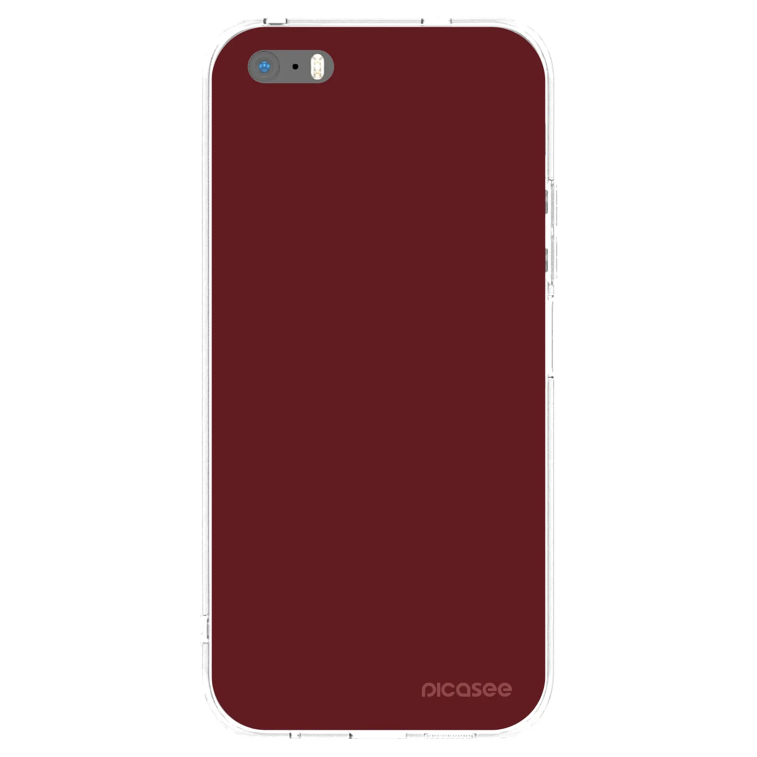 Picasee husă transparentă din silicon pentru Apple iPhone 5/5S/SE - Red Bliss