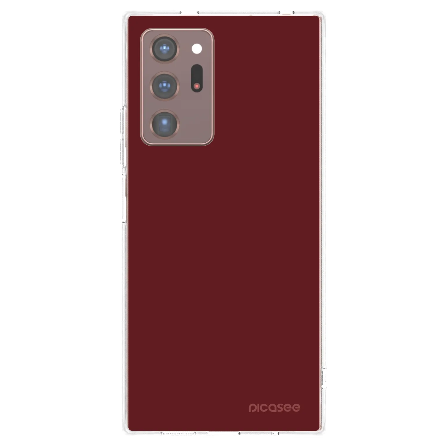Picasee husă transparentă din silicon pentru Samsung Galaxy Note 20 Ultra - Red Bliss
