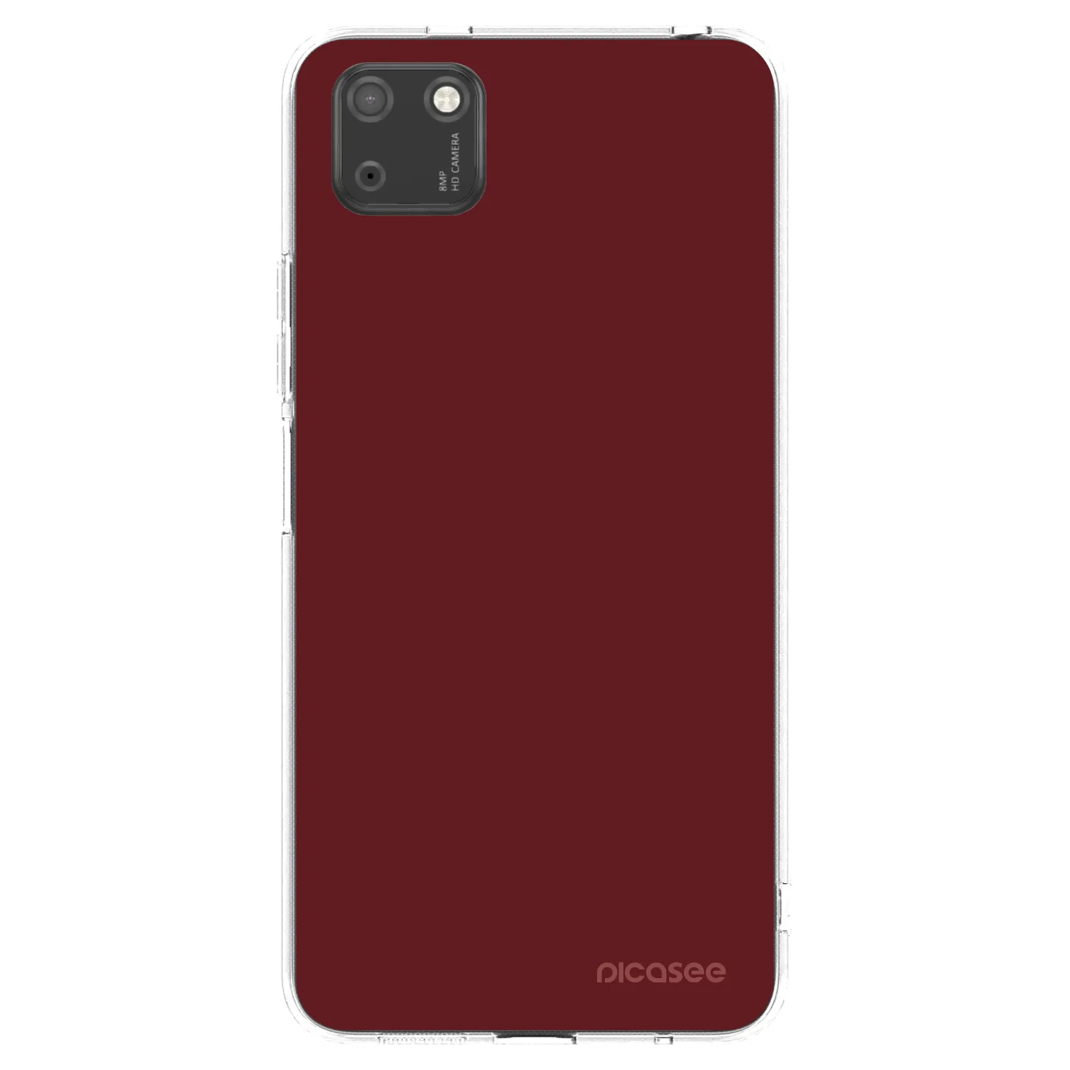 Picasee husă transparentă din silicon pentru Huawei Y5P - Red Bliss