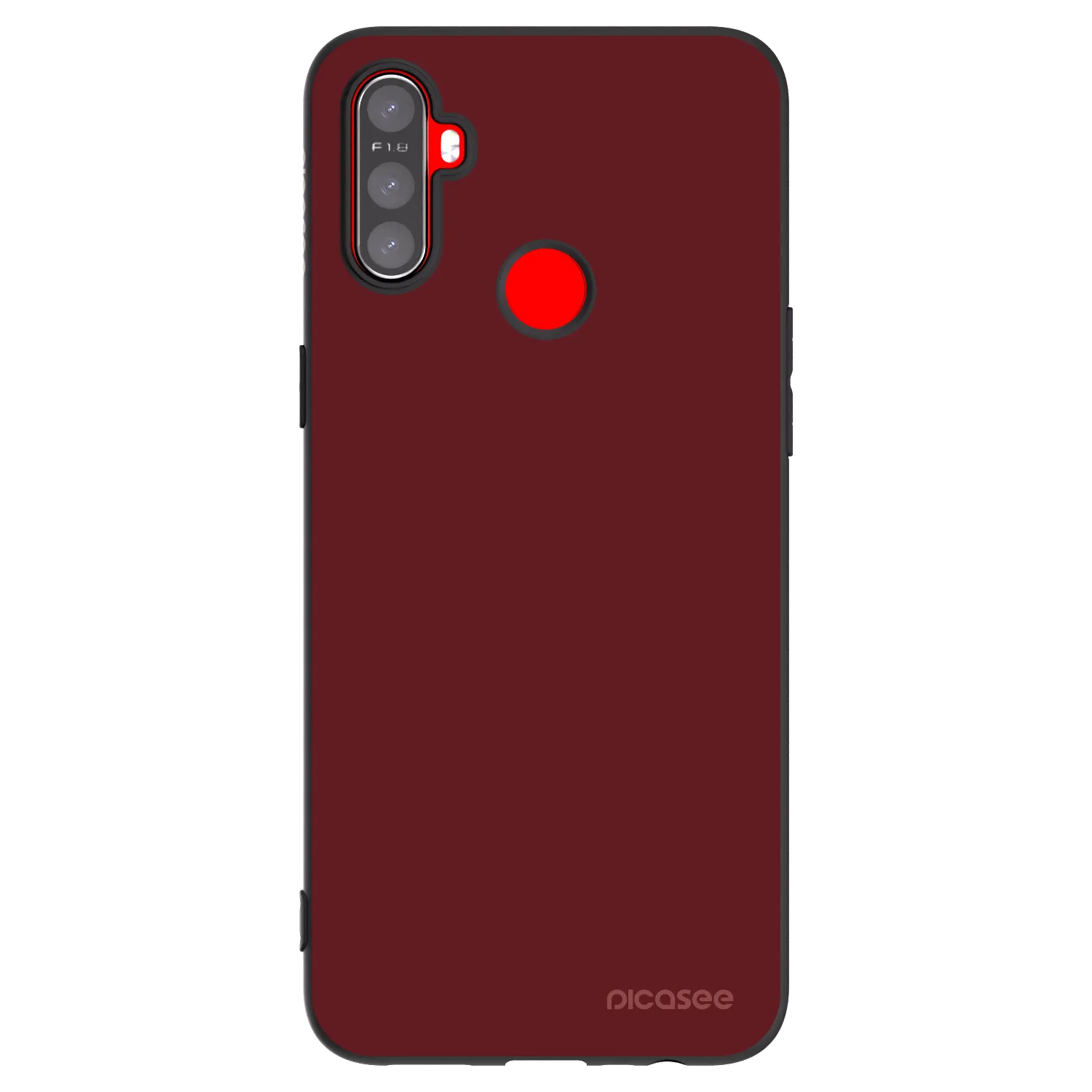 Picasee husă neagră din silicon pentru Realme C3 - Red Bliss