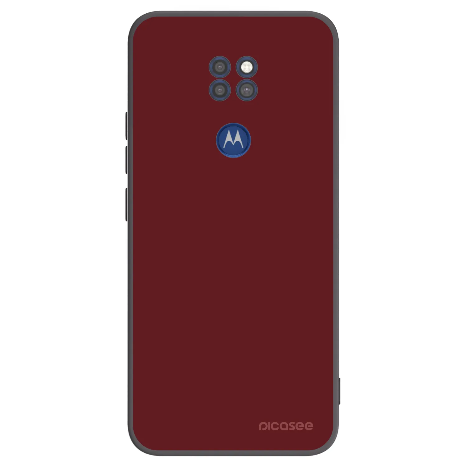 Picasee husă neagră din silicon pentru Motorola Moto G9 Play - Red Bliss