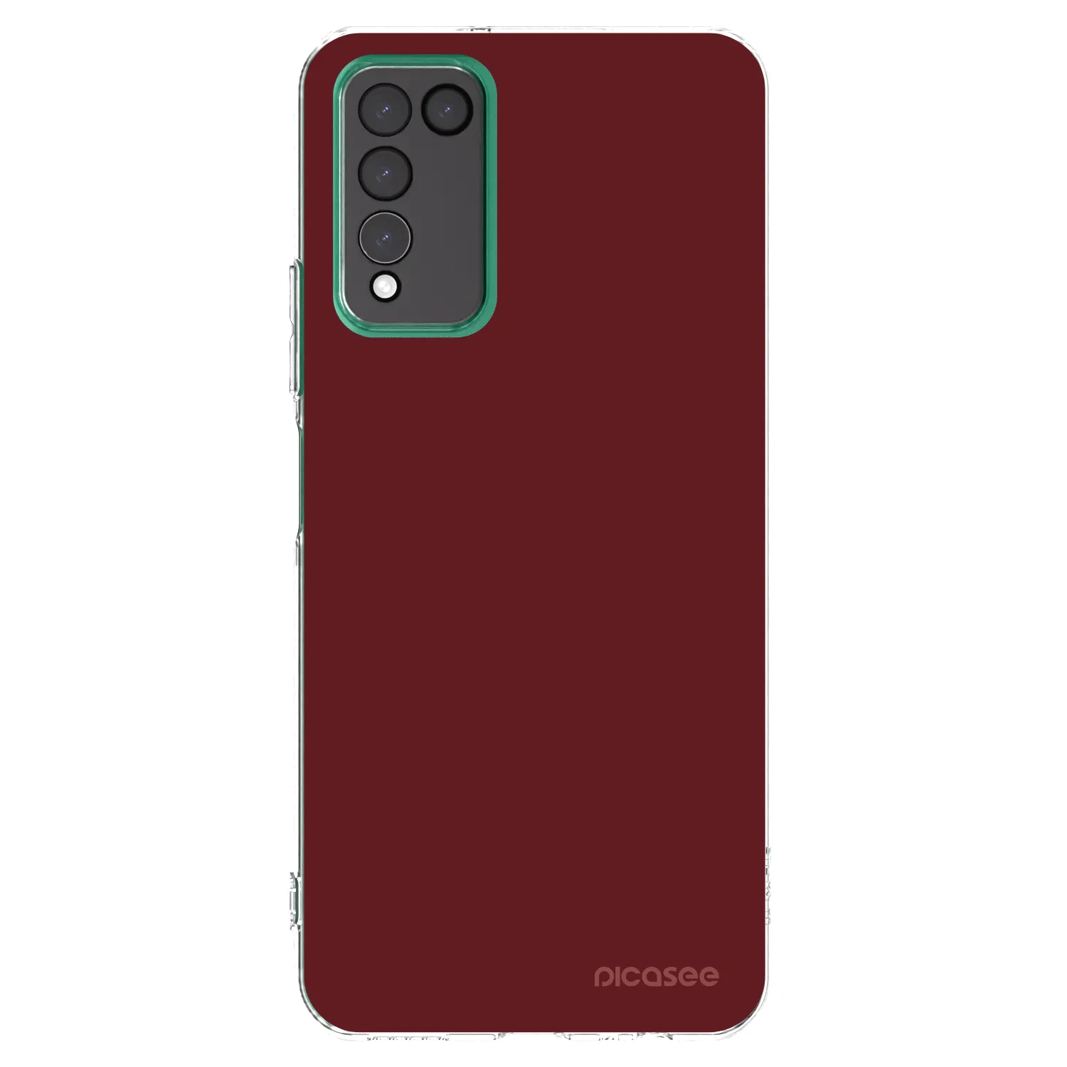 Picasee husă transparentă din silicon pentru Honor 10X Lite - Red Bliss