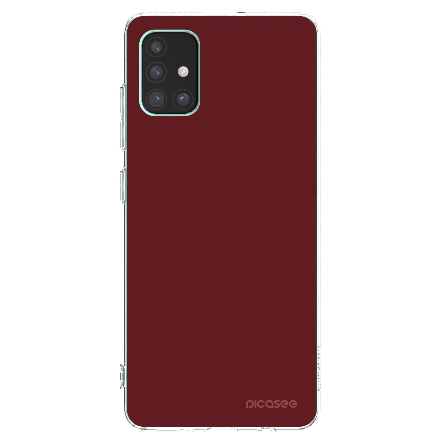 Picasee husă transparentă din silicon pentru Samsung Galaxy M51 M515F - Red Bliss