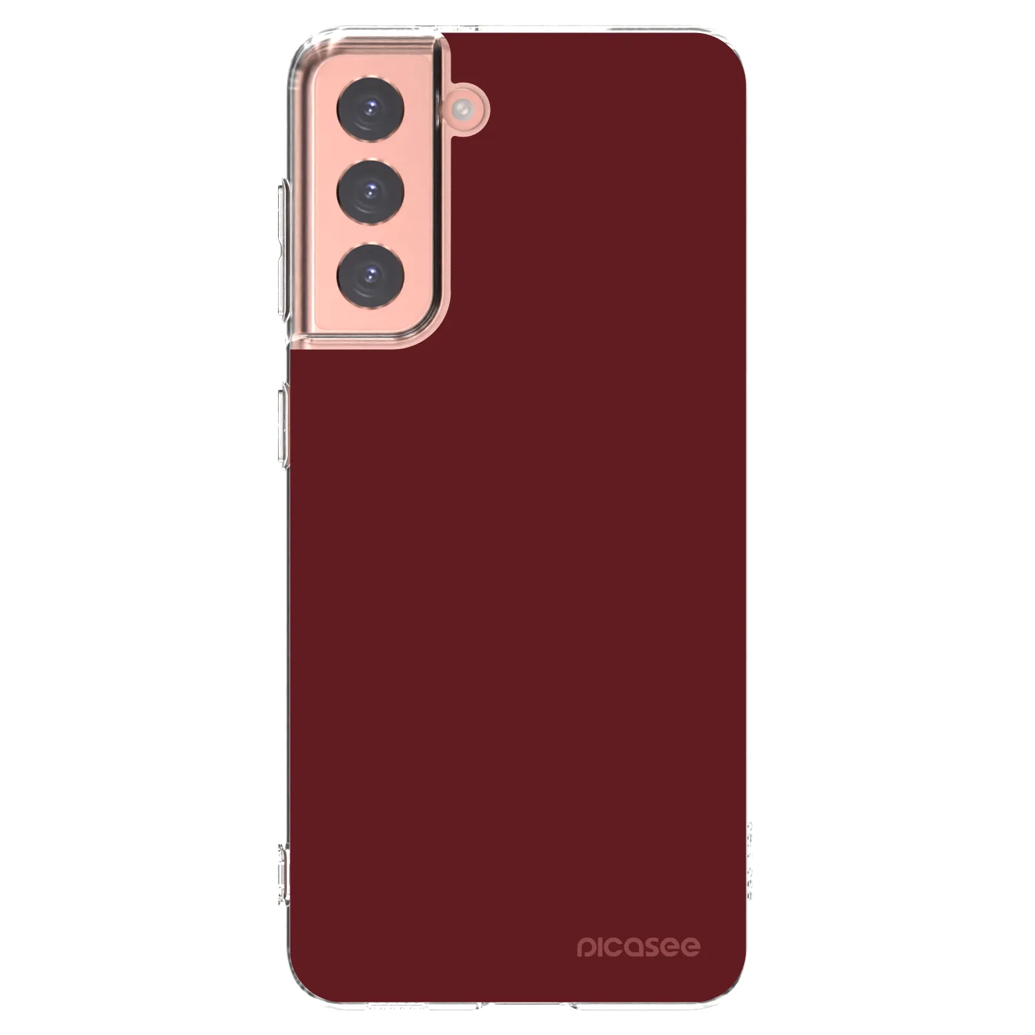 Picasee husă transparentă din silicon pentru Samsung Galaxy S21 5G G991B - Red Bliss