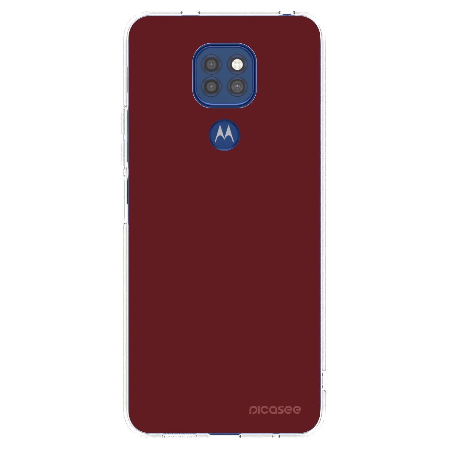 Picasee husă transparentă din silicon pentru Motorola Moto G9 Play - Red Bliss