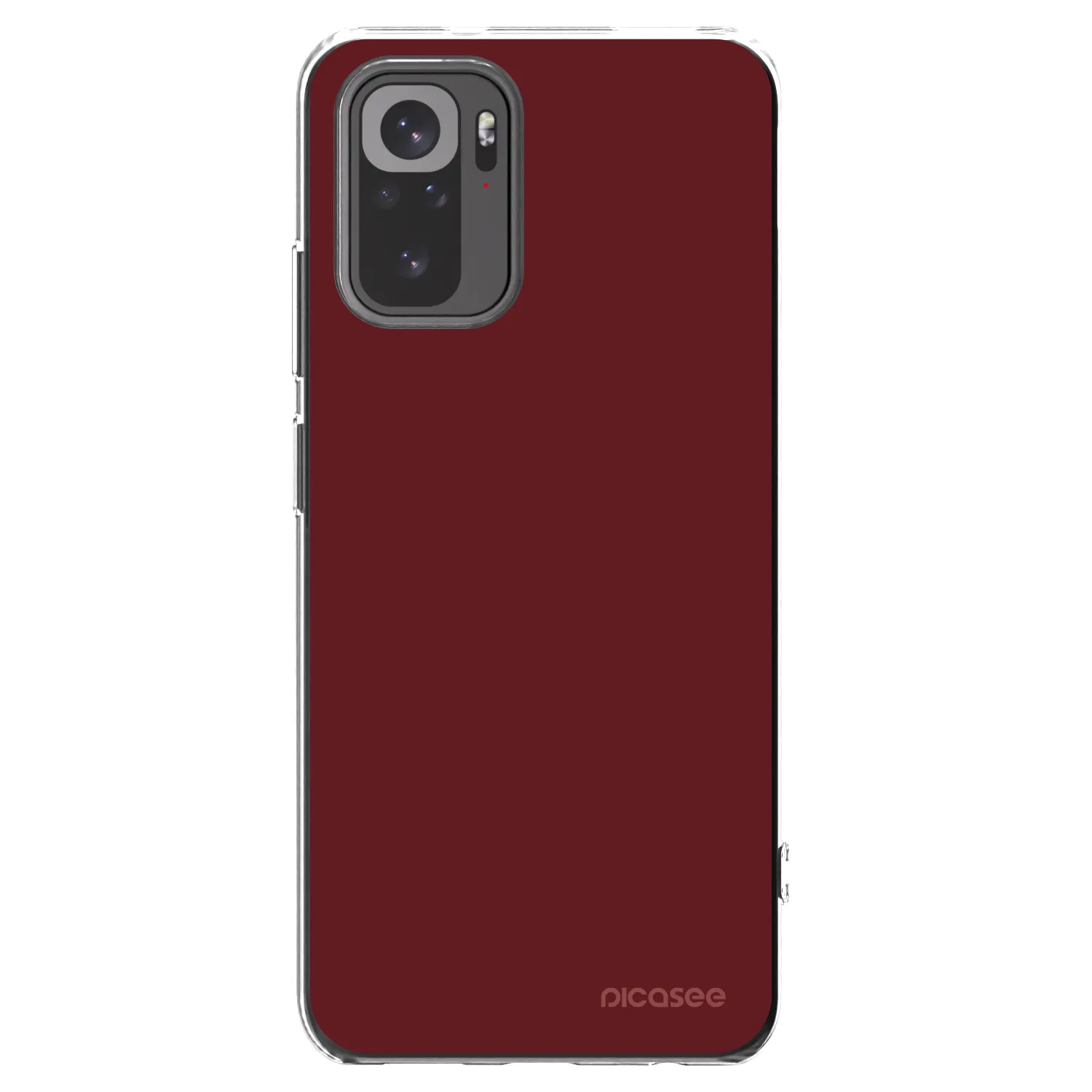 Picasee husă transparentă din silicon pentru Xiaomi Redmi Note 10 - Red Bliss