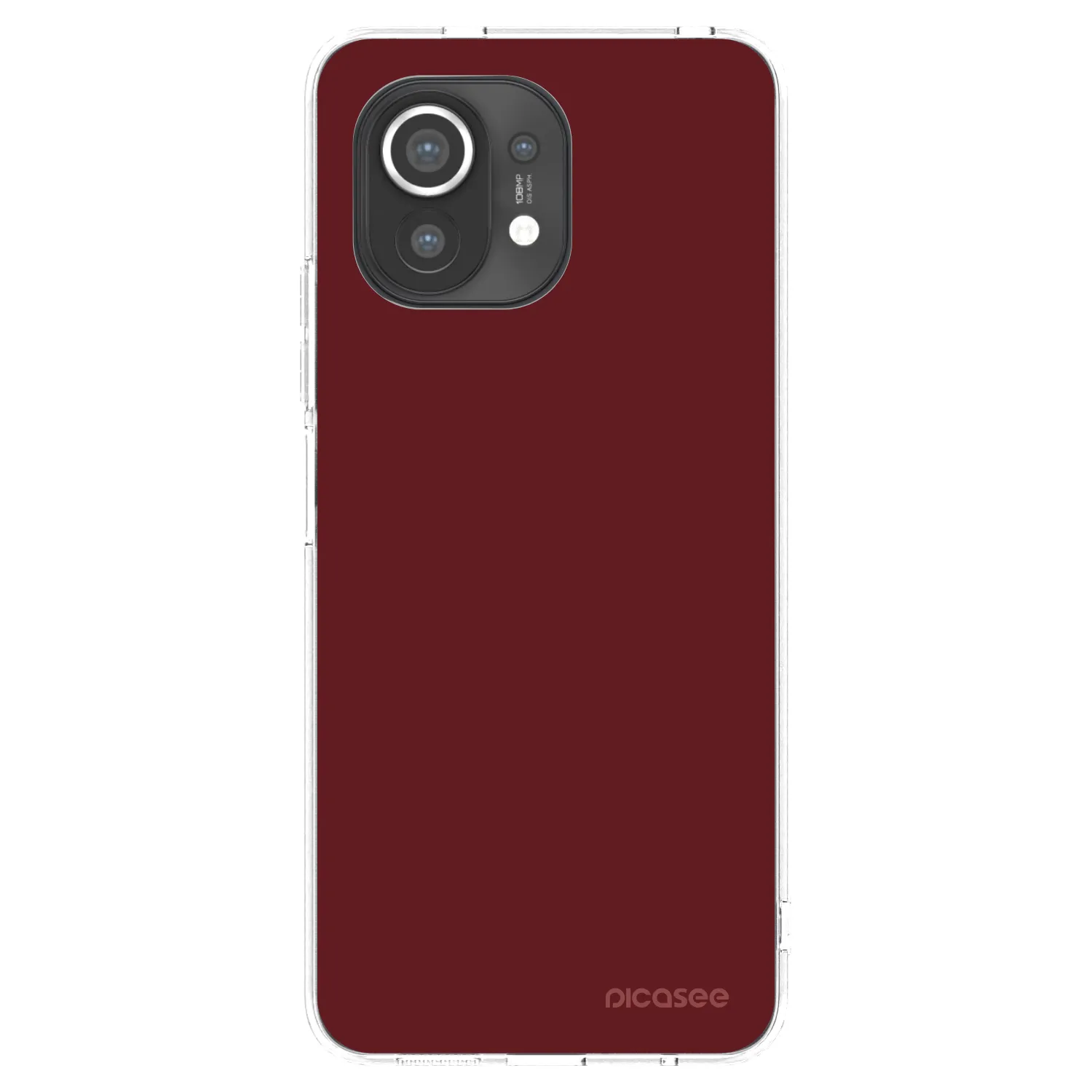 Picasee husă transparentă din silicon pentru Xiaomi Mi 11 - Red Bliss