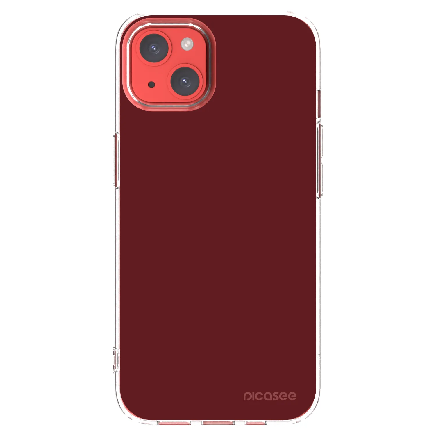 Picasee husă transparentă din silicon pentru Apple iPhone 13 - Red Bliss