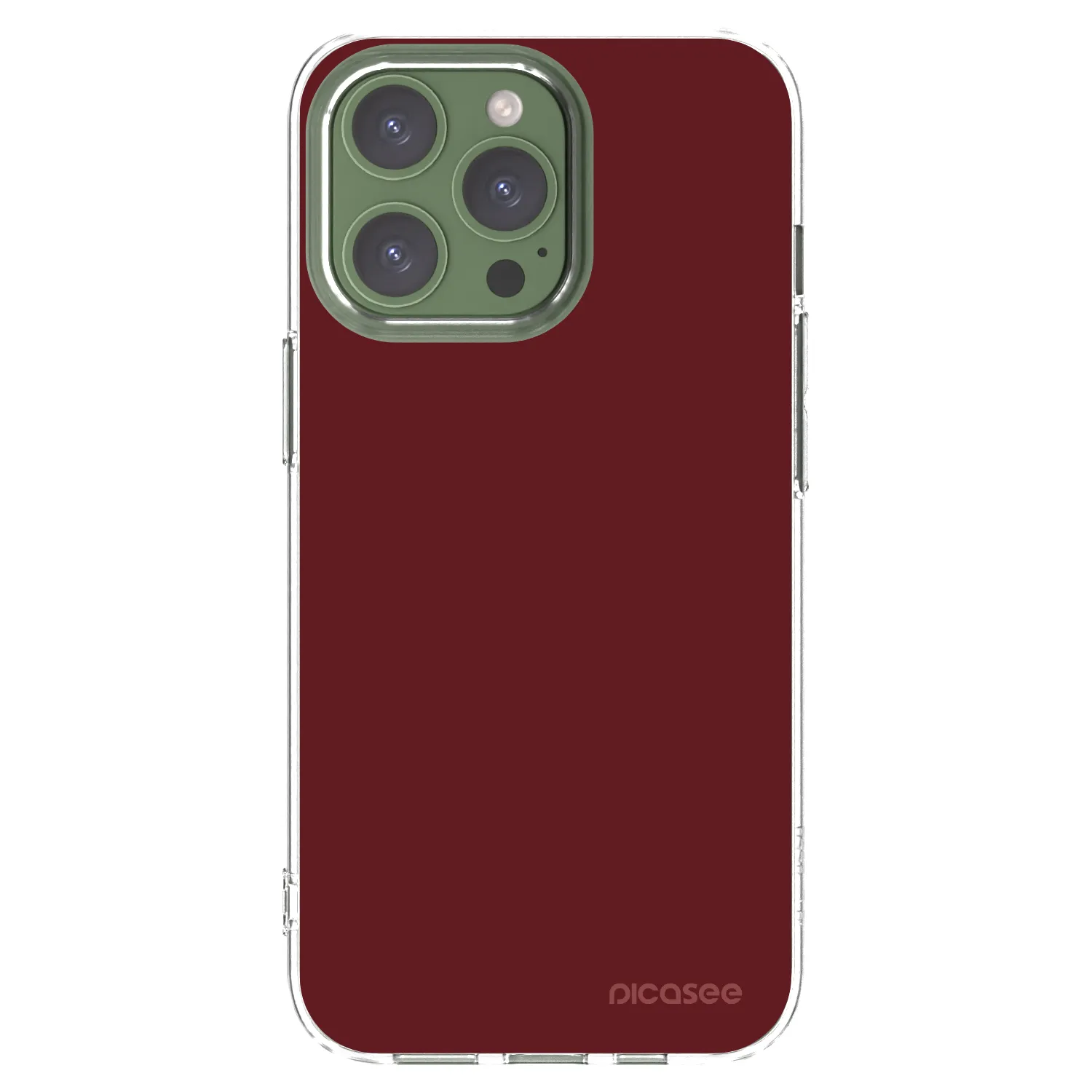 Picasee husă transparentă din silicon pentru Apple iPhone 13 Pro - Red Bliss