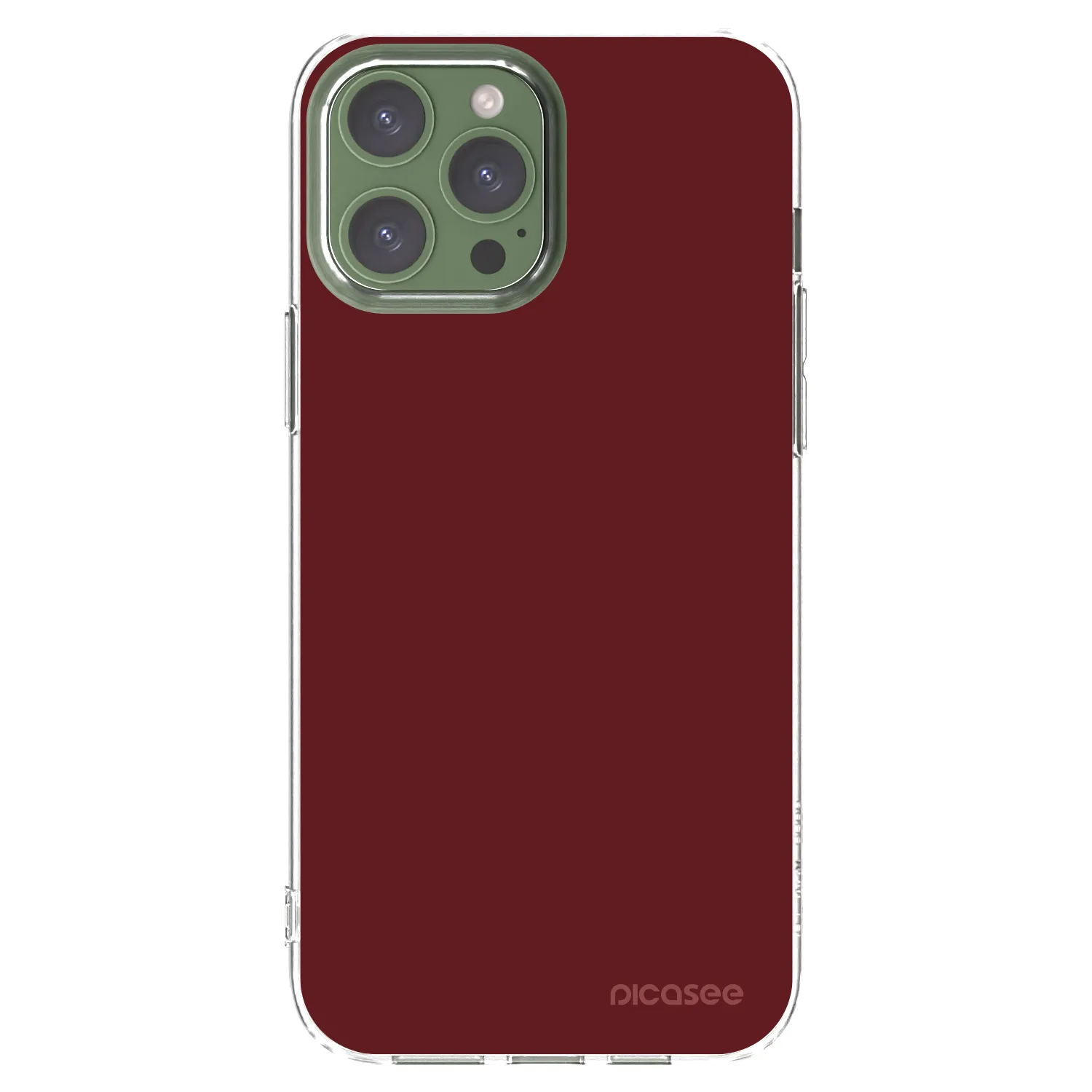 Picasee husă transparentă din silicon pentru Apple iPhone 13 Pro Max - Red Bliss