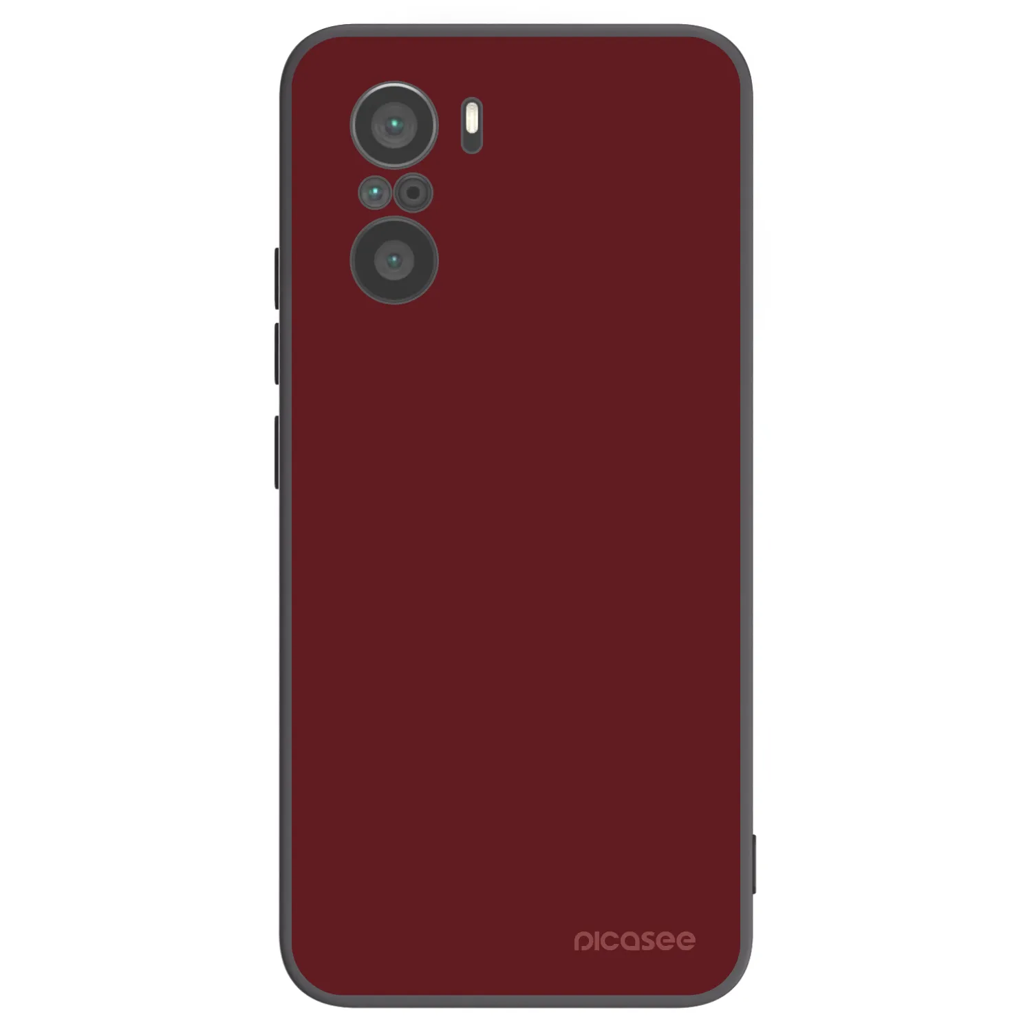 Picasee husă neagră din silicon pentru Xiaomi Poco F3 - Red Bliss