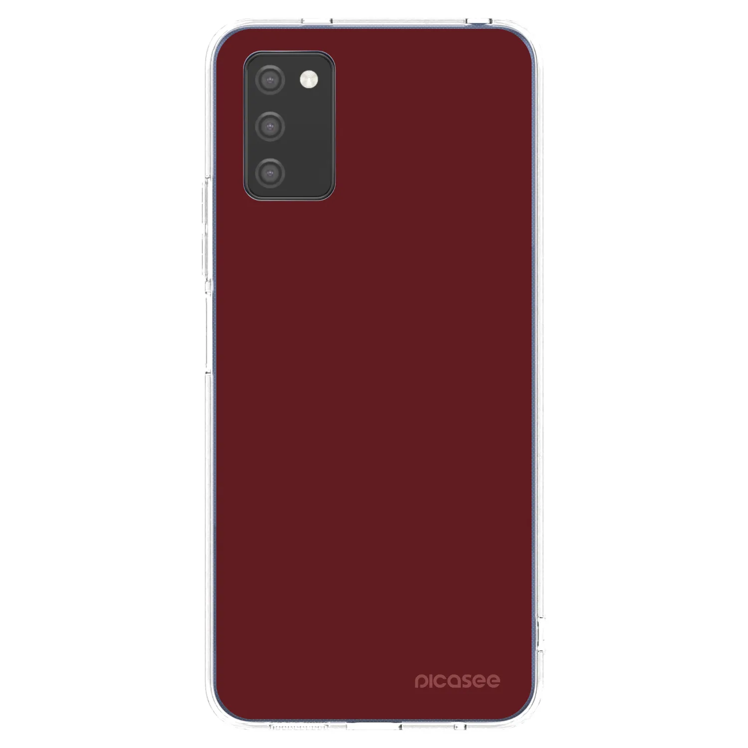 Picasee husă transparentă din silicon pentru Samsung Galaxy A02s A025G - Red Bliss
