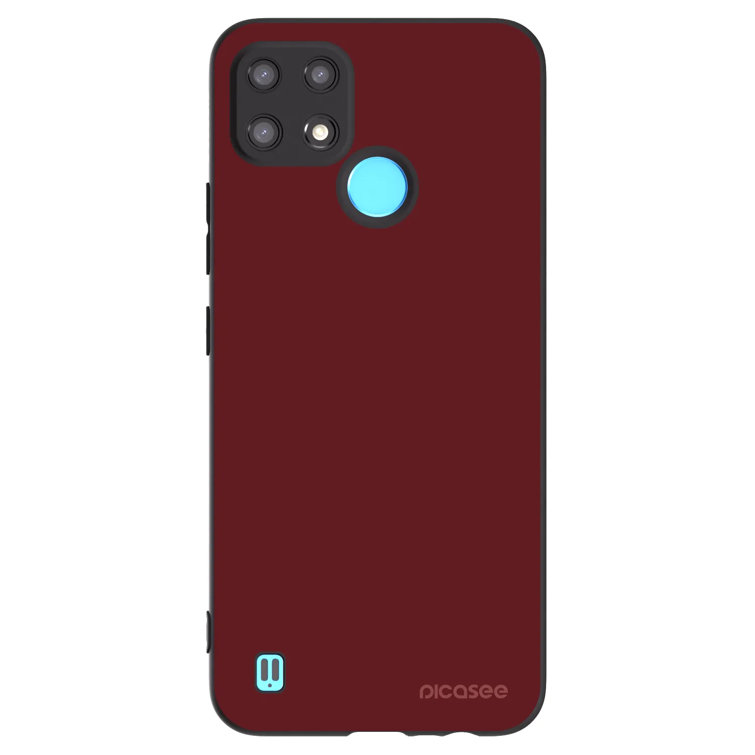 Picasee husă neagră din silicon pentru Realme C21 - Red Bliss