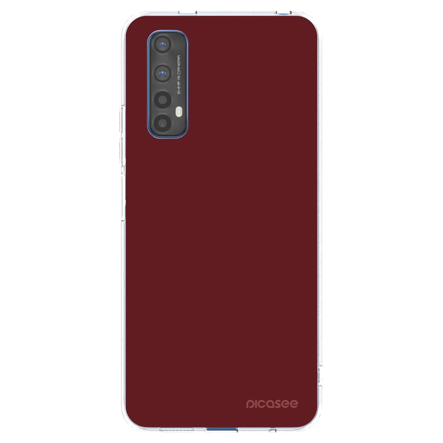 Picasee husă transparentă din silicon pentru Realme 7 - Red Bliss