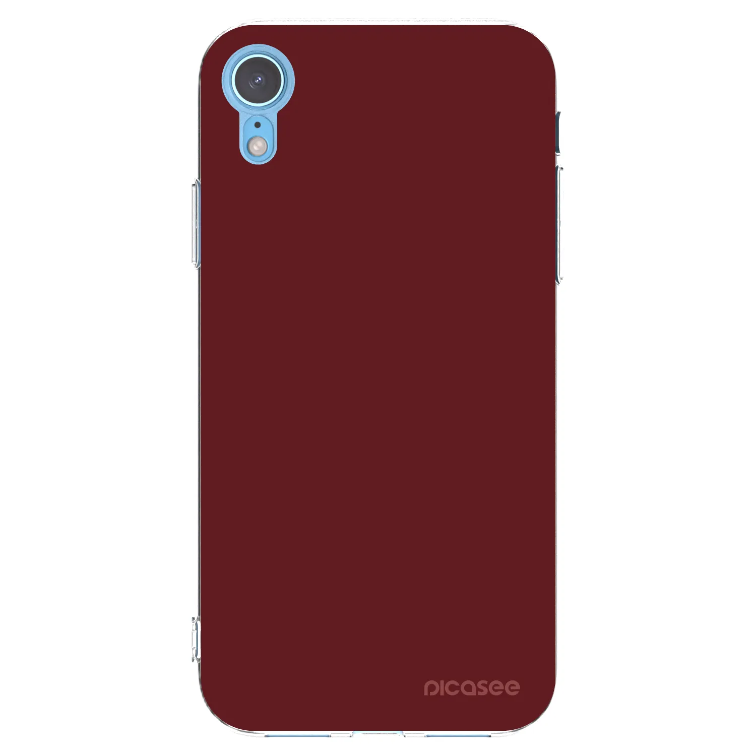 Picasee husă transparentă din silicon pentru Apple iPhone XR - Red Bliss