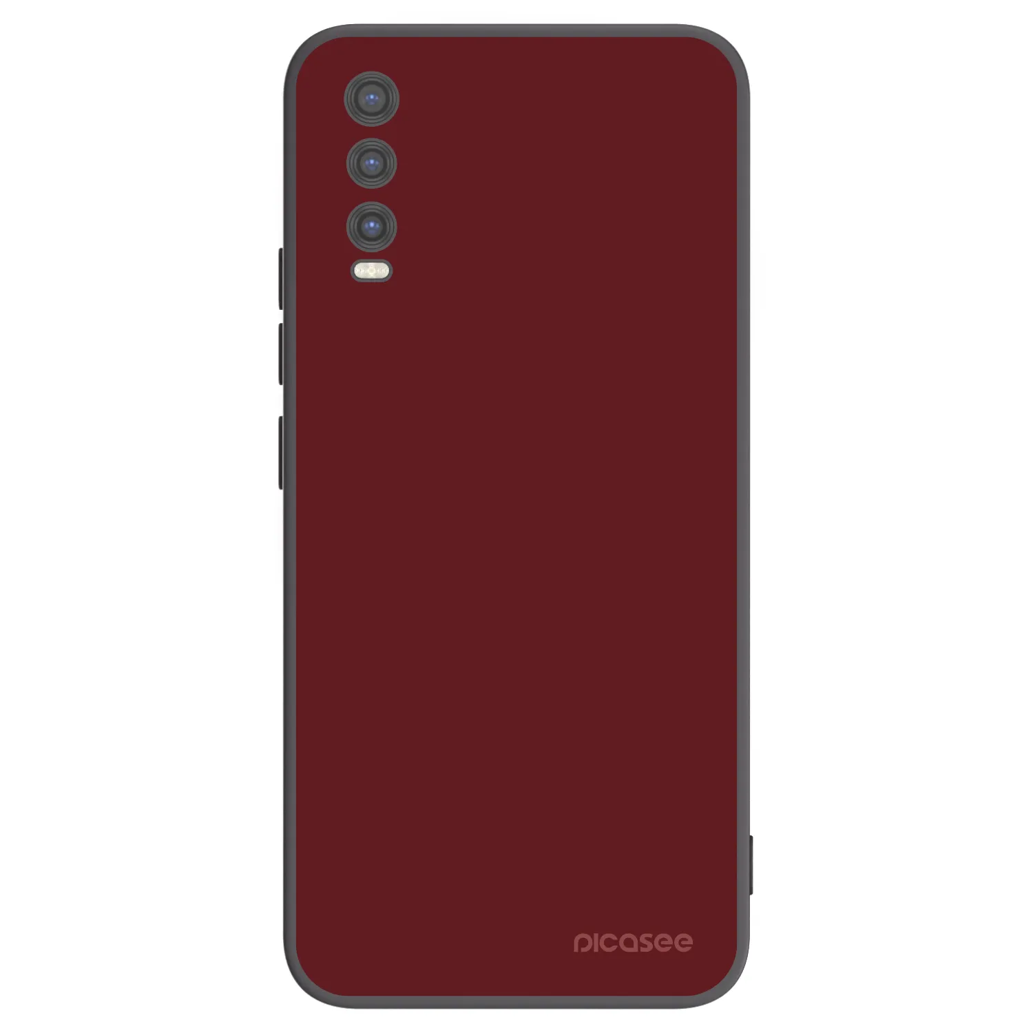 Picasee husă neagră din silicon pentru Vivo Y20s - Red Bliss