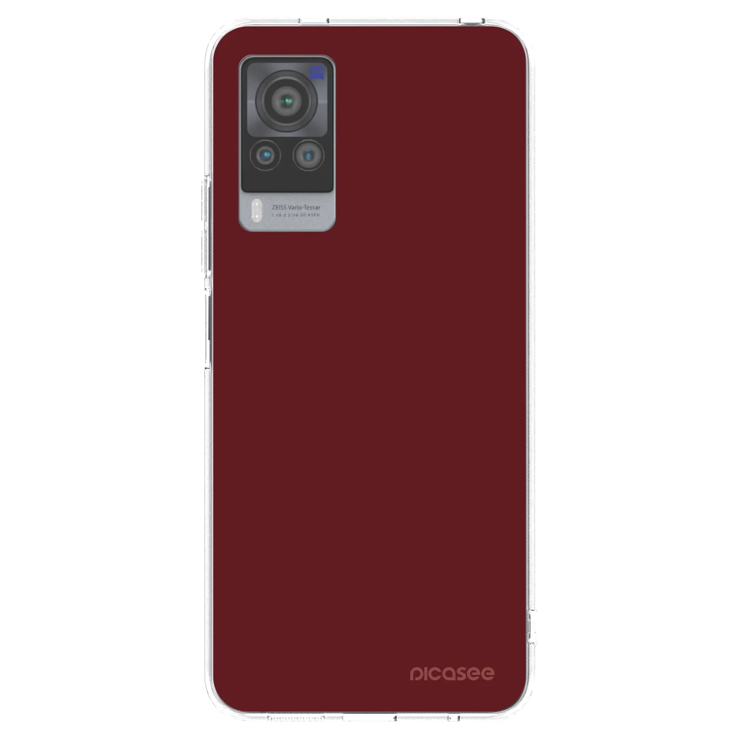 Picasee husă transparentă din silicon pentru Vivo X60 Pro 5G - Red Bliss