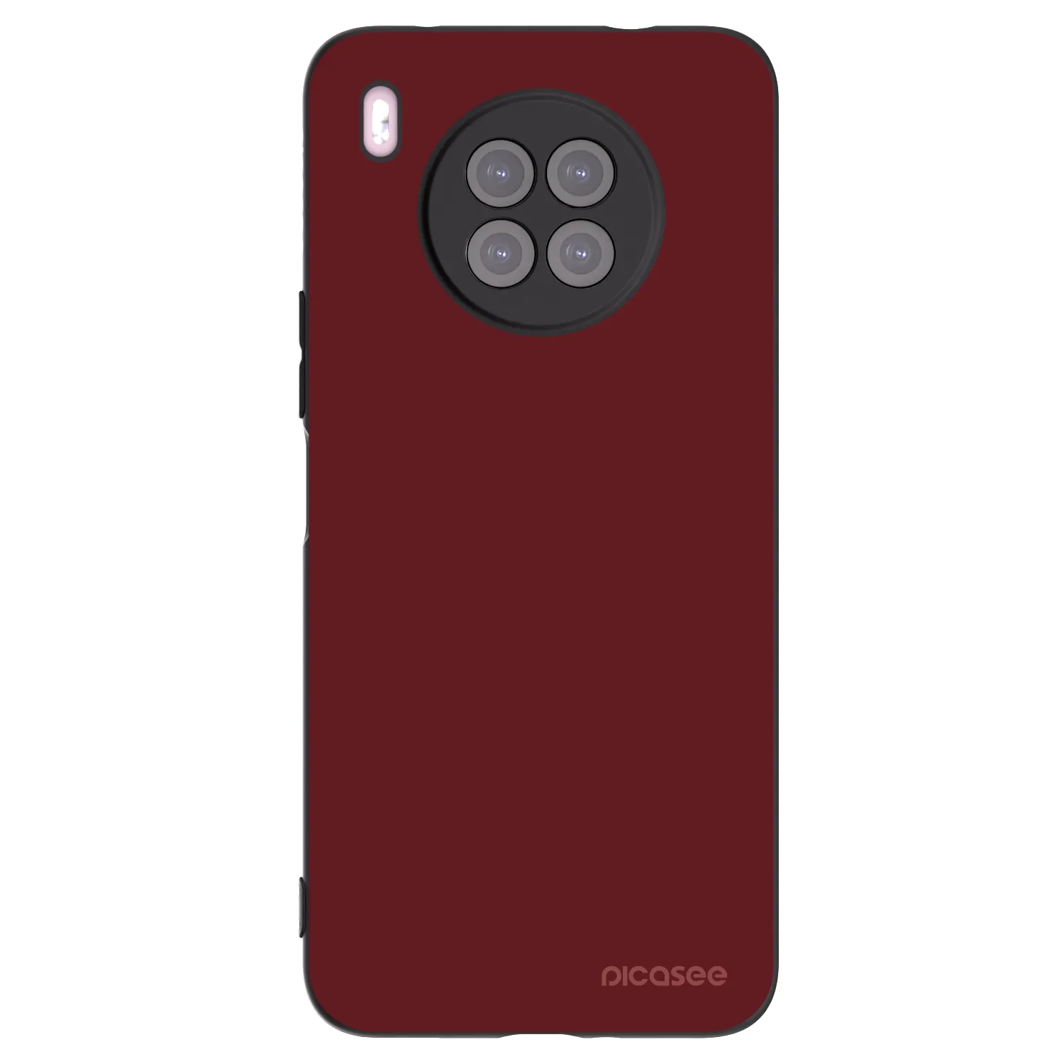Picasee husă neagră din silicon pentru Huawei Nova 8i - Red Bliss