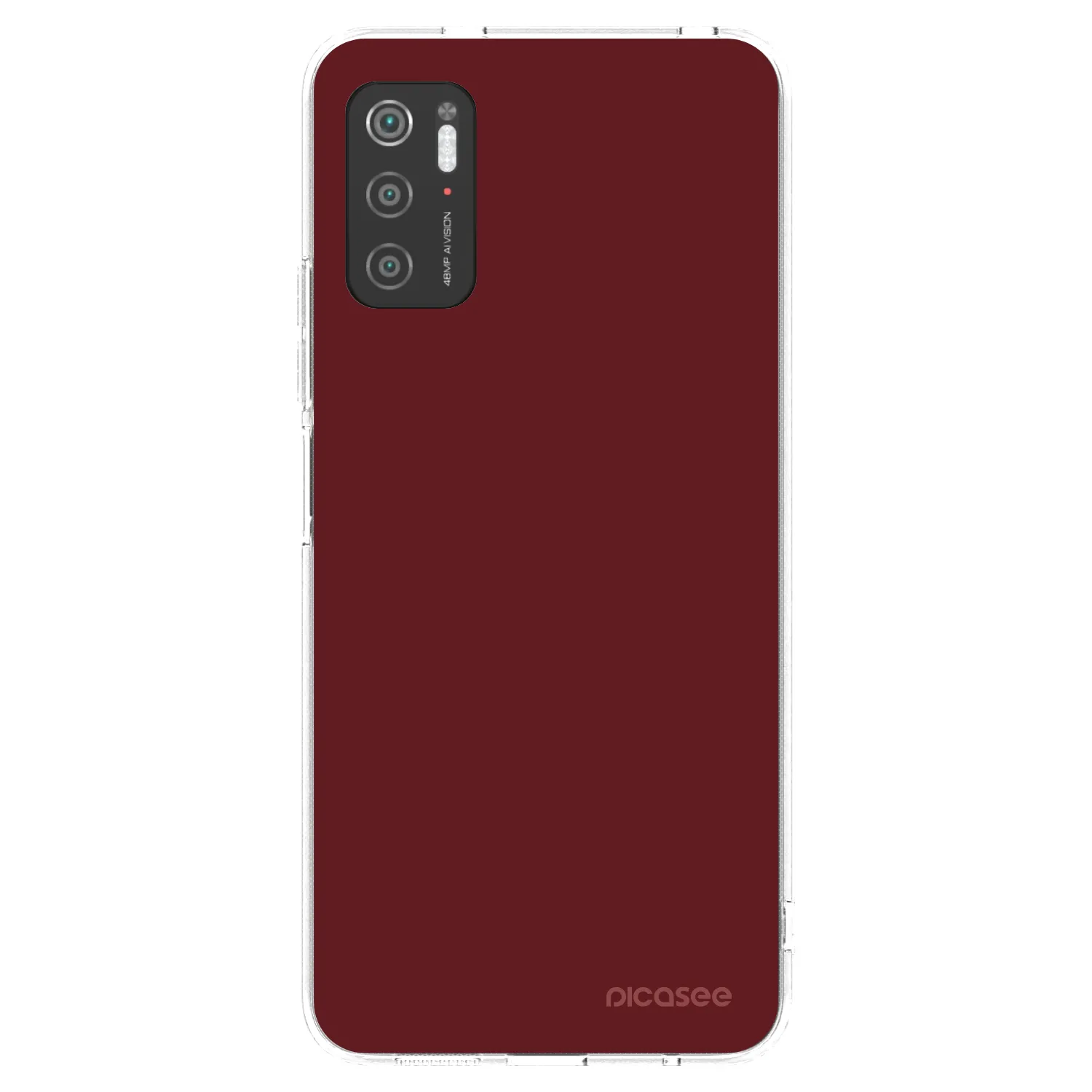 Picasee husă transparentă din silicon pentru Xiaomi Poco M3 Pro 5G - Red Bliss