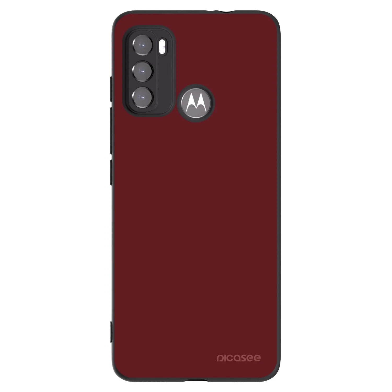 Picasee husă neagră din silicon pentru Motorola Moto G60 - Red Bliss