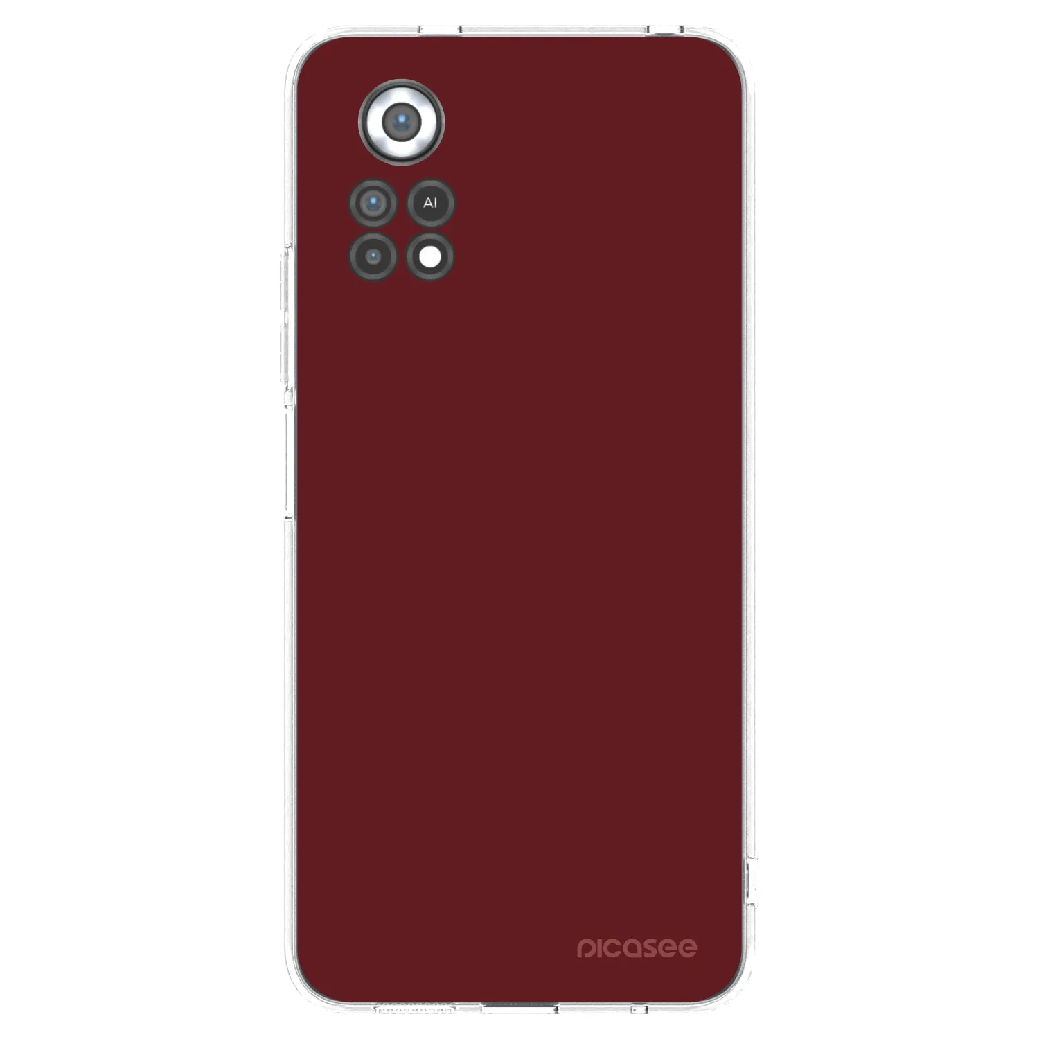 Picasee husă transparentă din silicon pentru Xiaomi Poco X4 Pro 5G - Red Bliss