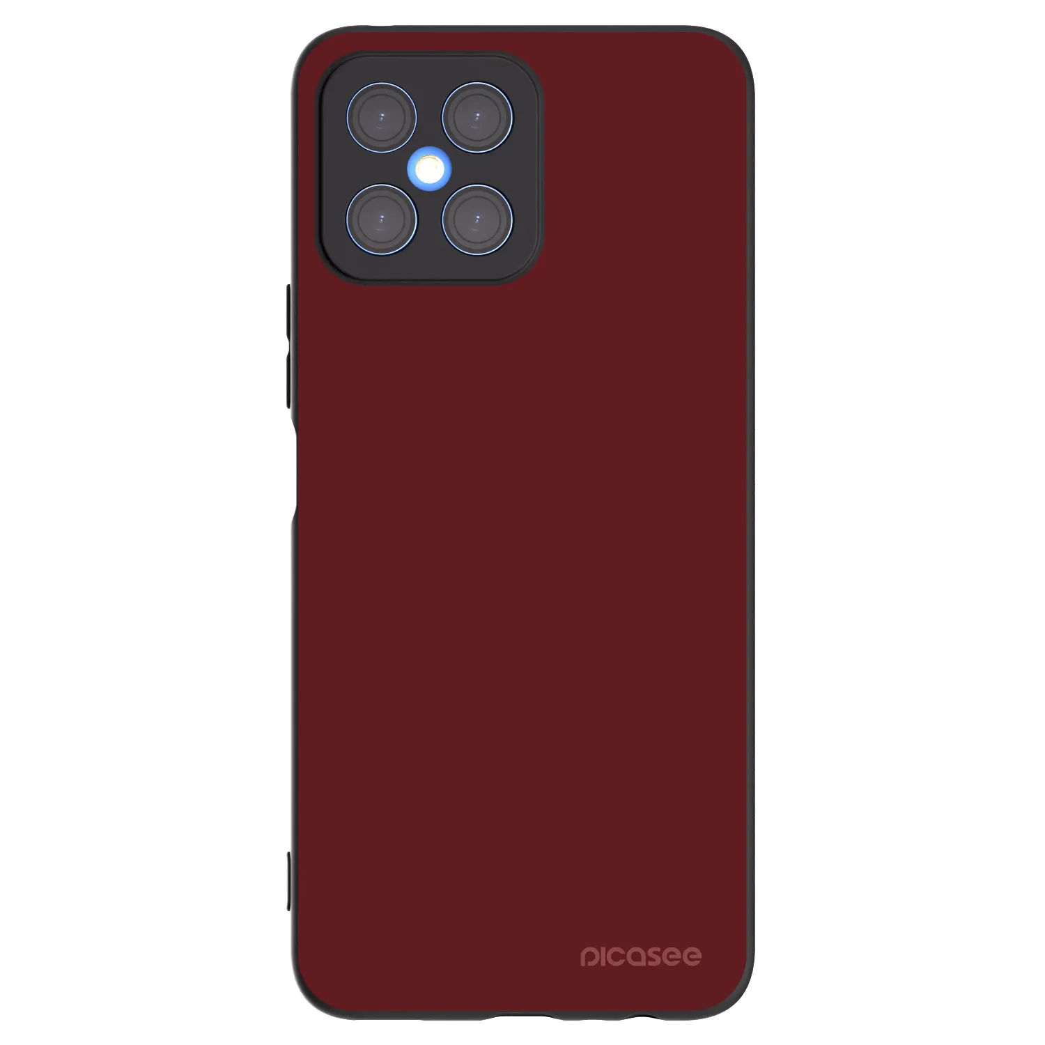 Picasee husă neagră din silicon pentru Honor X8 4G - Red Bliss