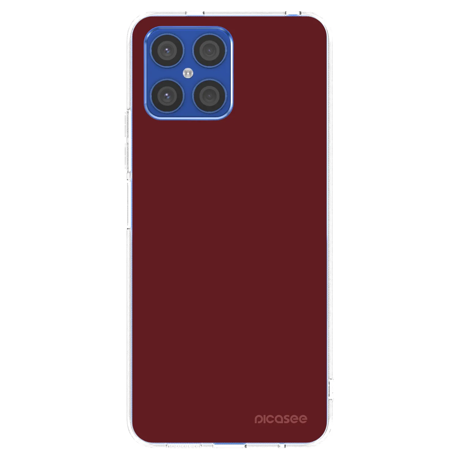 Picasee husă transparentă din silicon pentru Honor X8 4G - Red Bliss