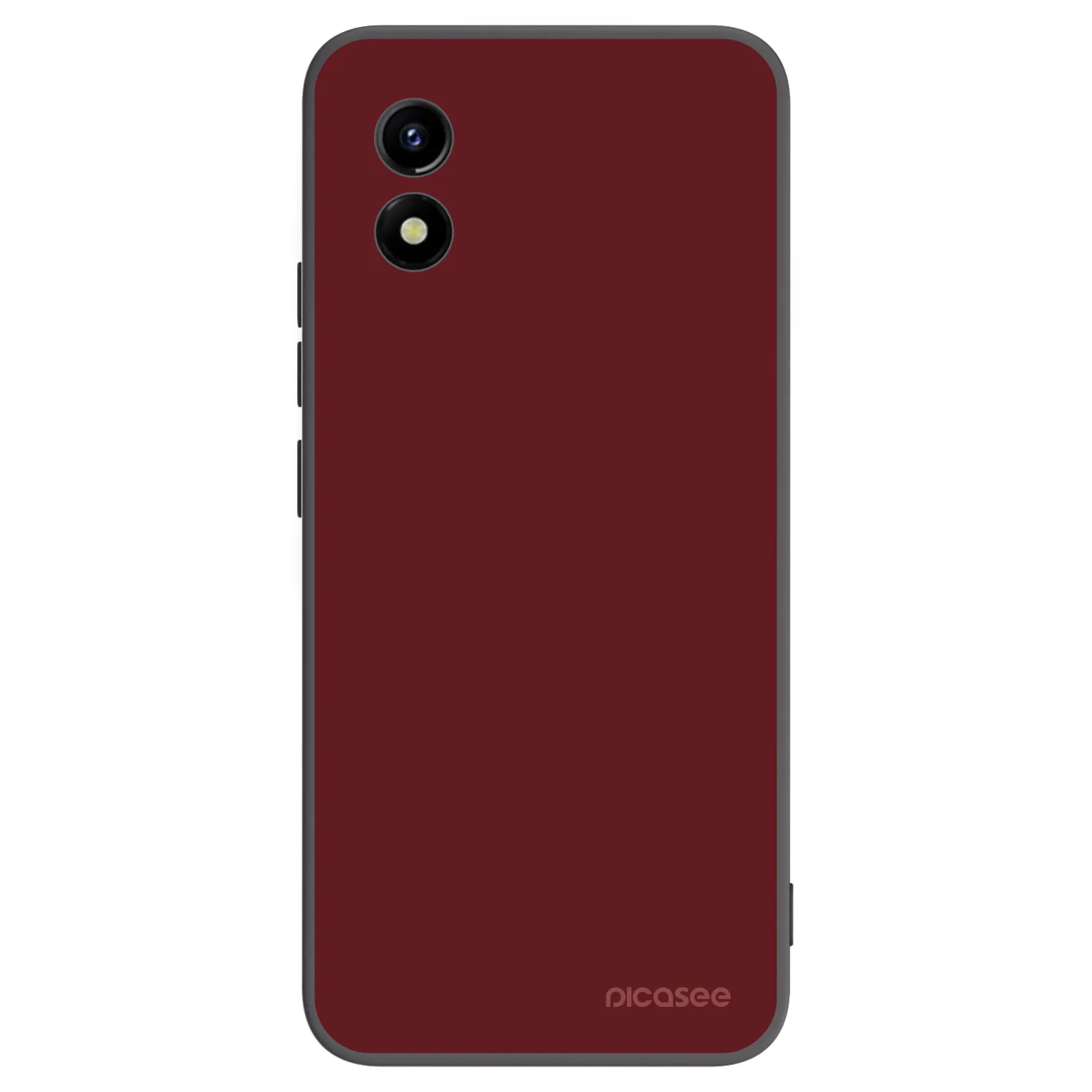 Picasee husă neagră din silicon pentru Vivo Y01 - Red Bliss