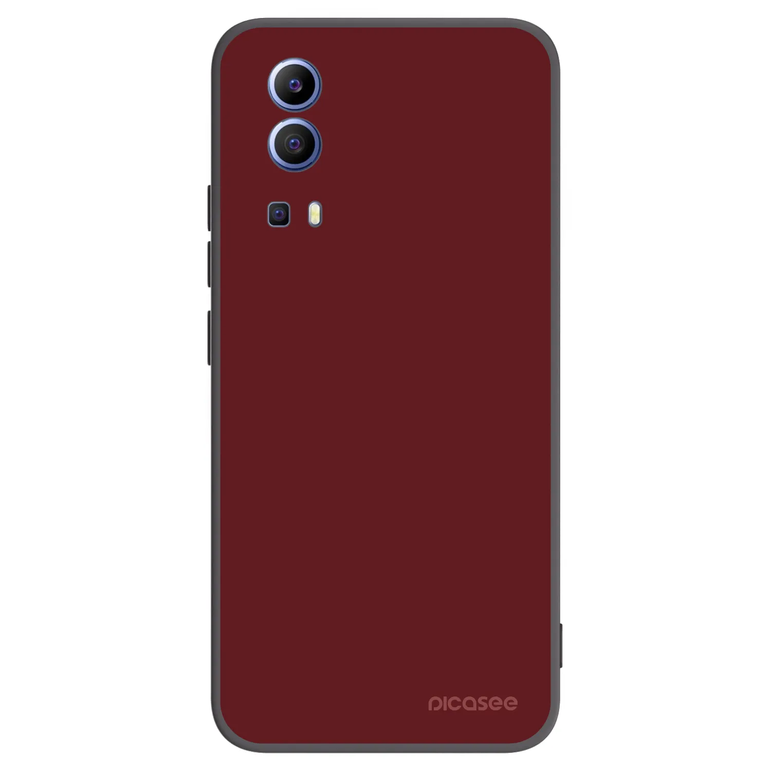 Picasee husă neagră din silicon pentru Vivo Y52 5G - Red Bliss