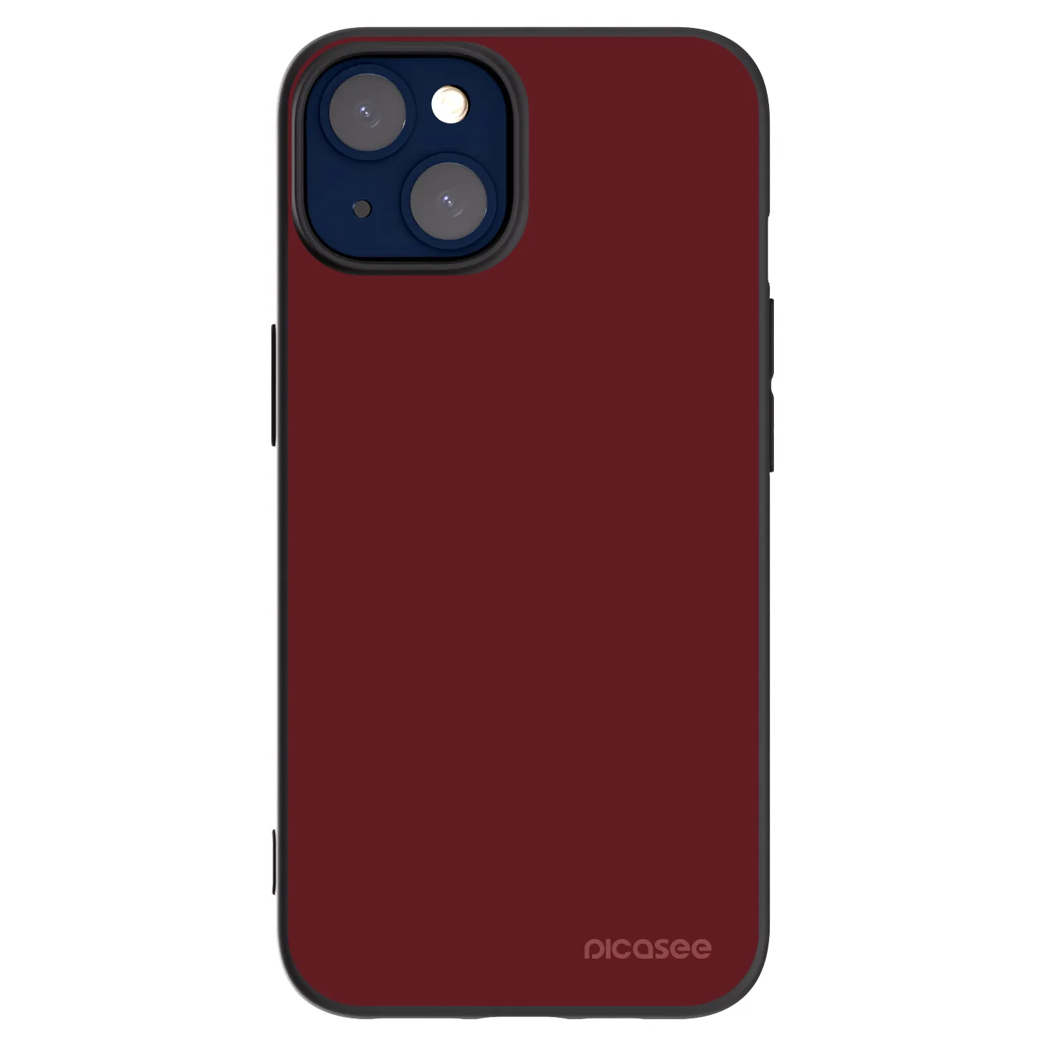 Picasee husă neagră din silicon pentru Apple iPhone 14 - Red Bliss