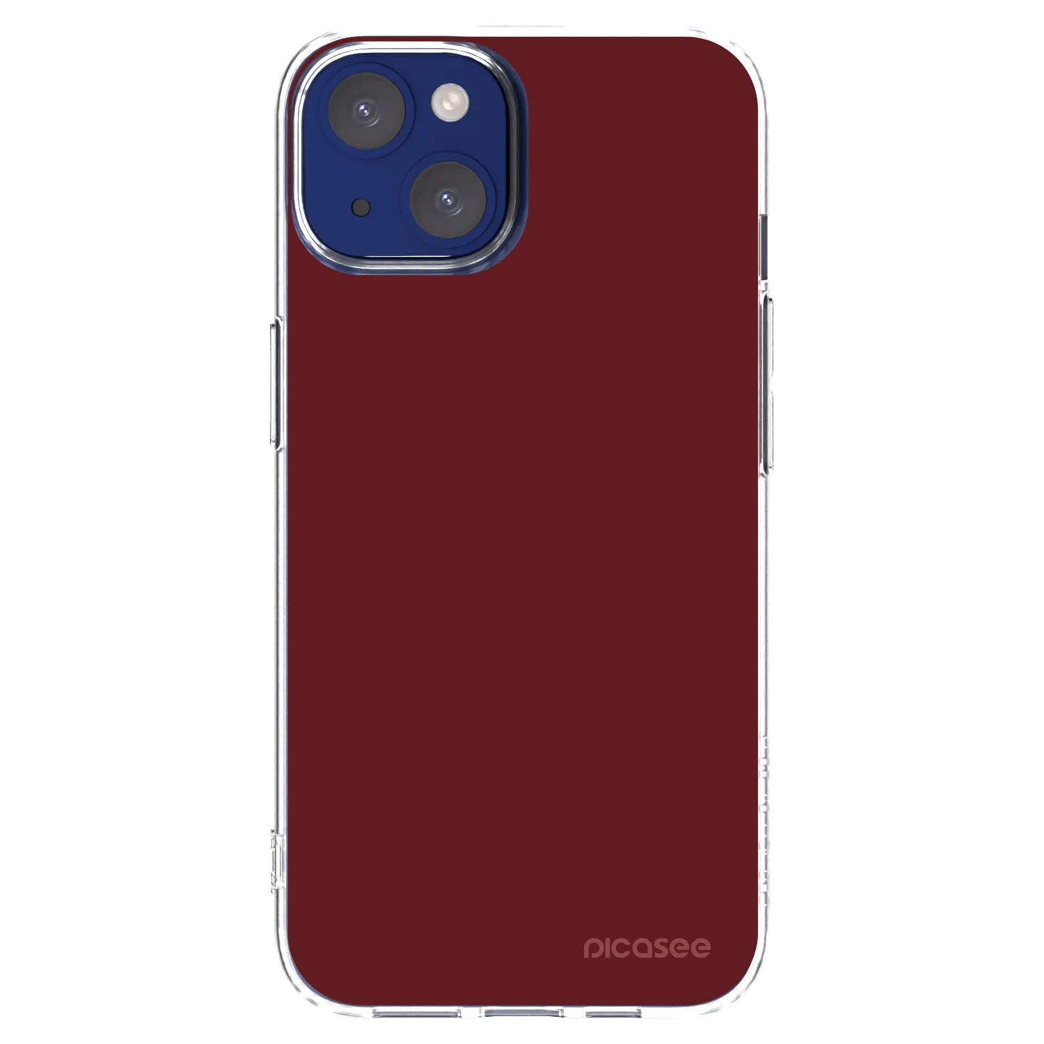 Picasee husă transparentă din silicon pentru Apple iPhone 14 - Red Bliss